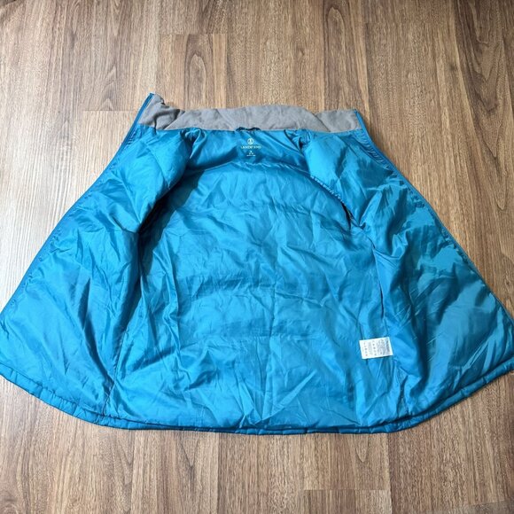 Lands End Vintage Womens‎ Down Puffer Vest Blue Small 6-8 Lightweight Outerwear - Picture 9 of 9